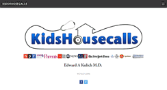 Desktop Screenshot of kidshousecalls.com
